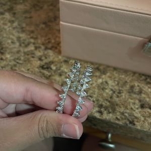 Swarovski millenia hoops